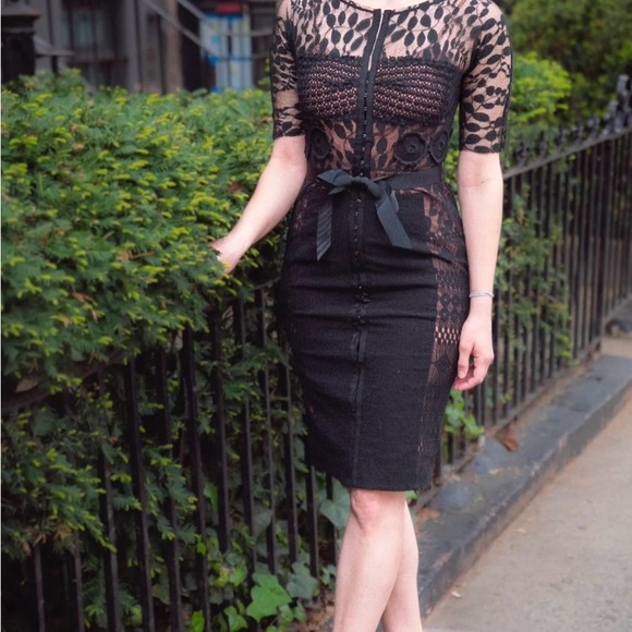 Byron Lars carissima lace cocktail dress - Picture 3 of 7